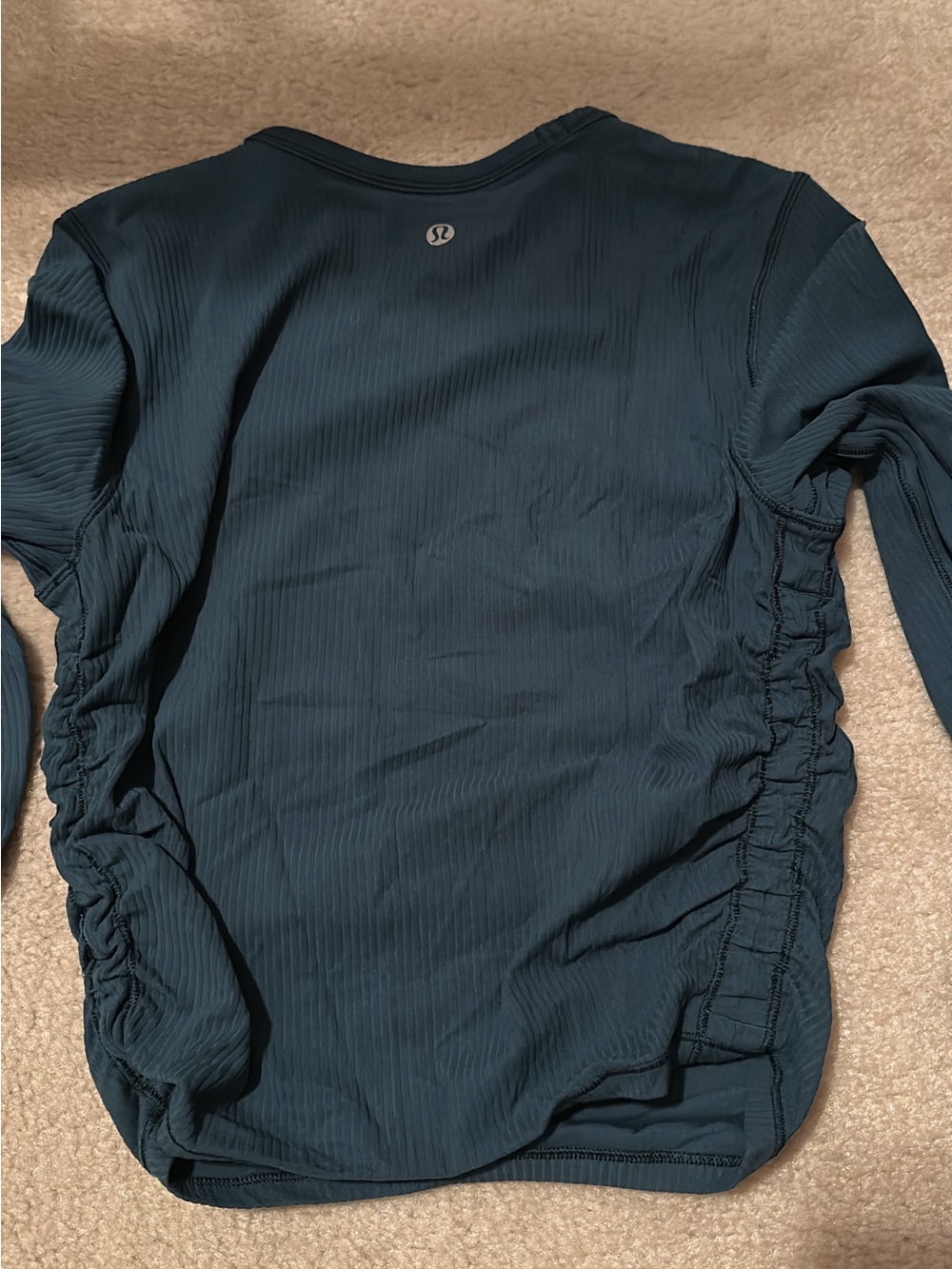 lululemon athletica Long Sleeve Crew Top in dark green